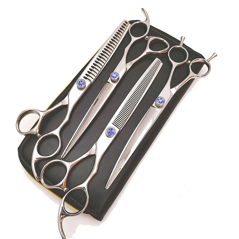 Dog Grooming Scissors Set 4-Piece Right-Hand