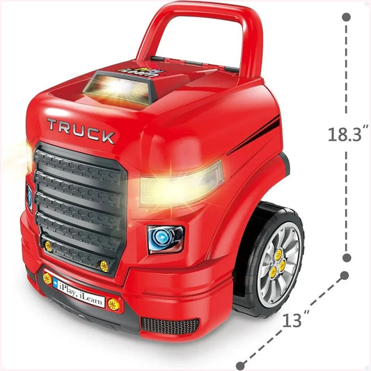Truck Engine Repair Toy For Kids Big Builder Kit Fun