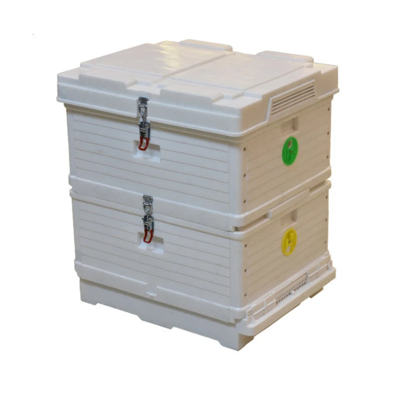 Plastic Insulation Beehive Langstroth 10 Frame With Bee Feeders