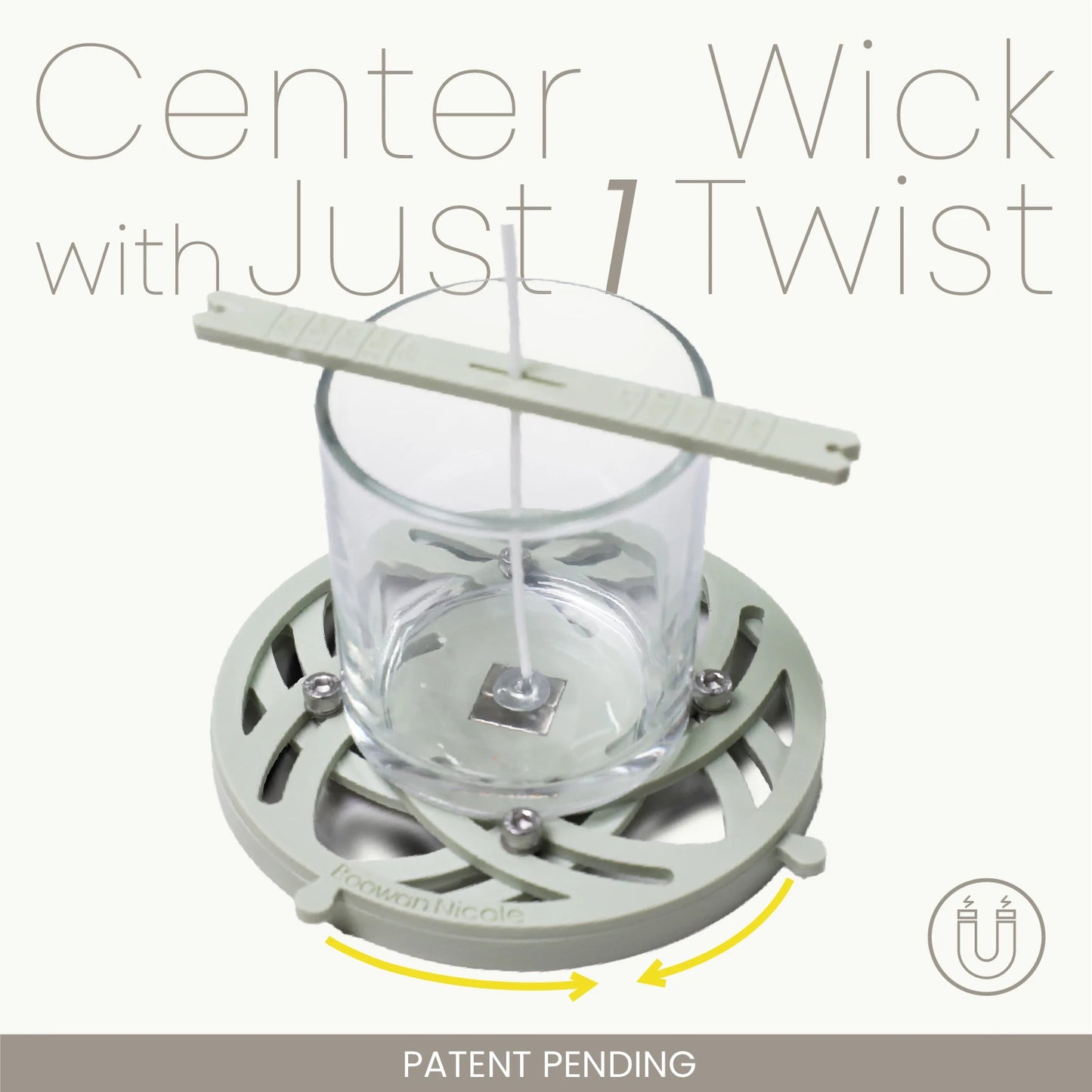 Nicole Quick Magnetic Wick Centering Setter Pro For Candle Making