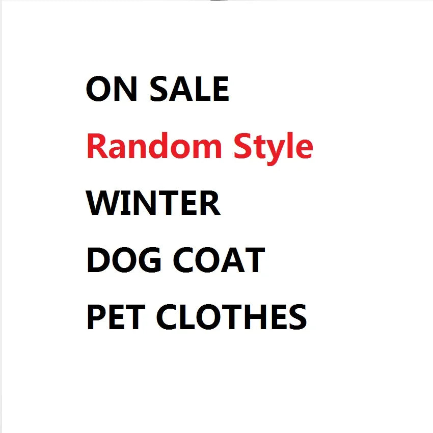 DogbabyCN Winter Warm Dog Coat for Small Dogs