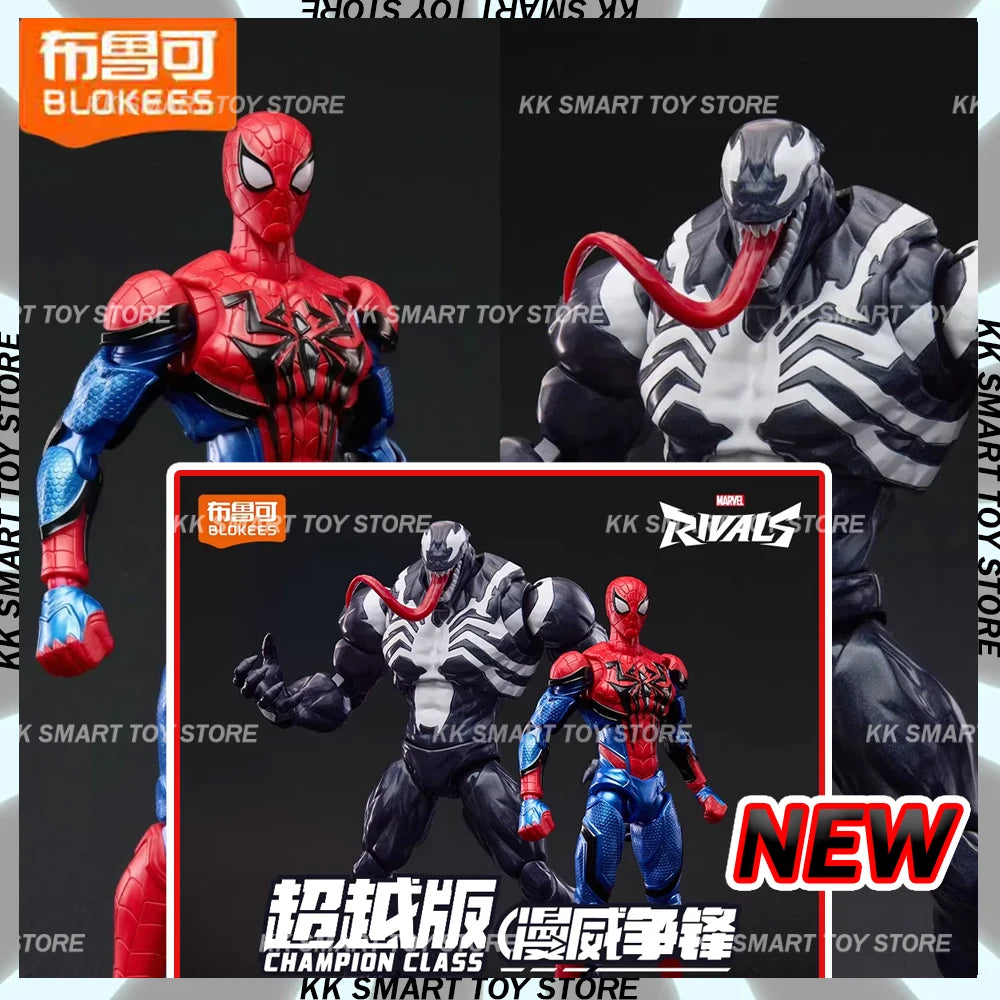 Bandai Marvel Rivals Champion Class Spider-Man Venom Model Kit Figure