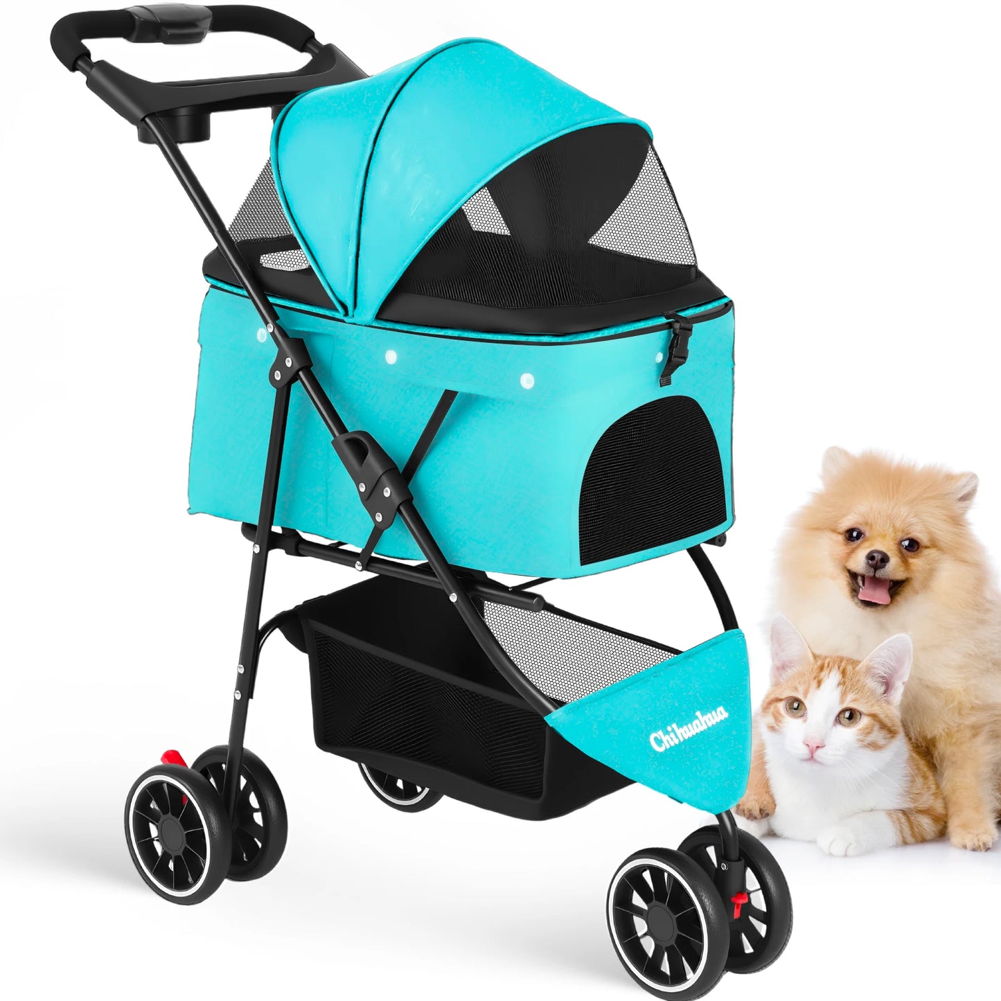 CHIHUAUA Foldable Pet Stroller For Small Dogs And Cats