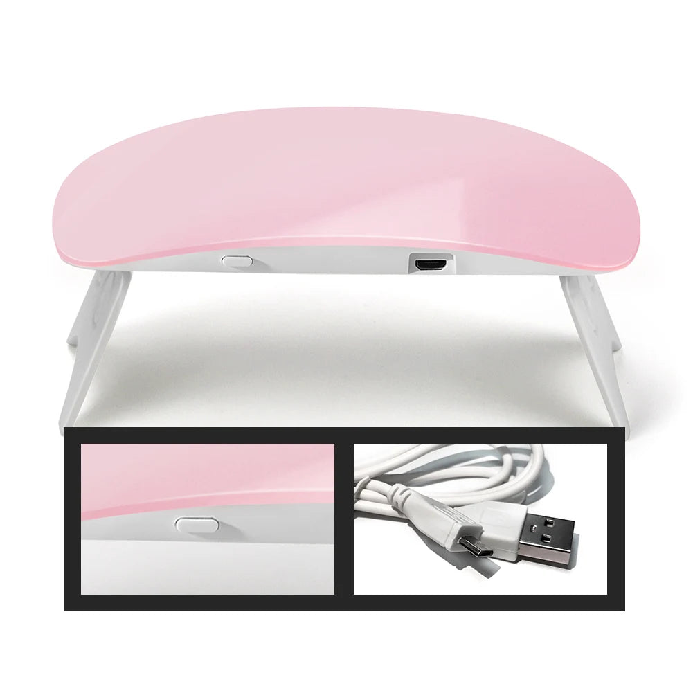 Acrylic Nail Kit For Beginners With UV Lamp And Tools