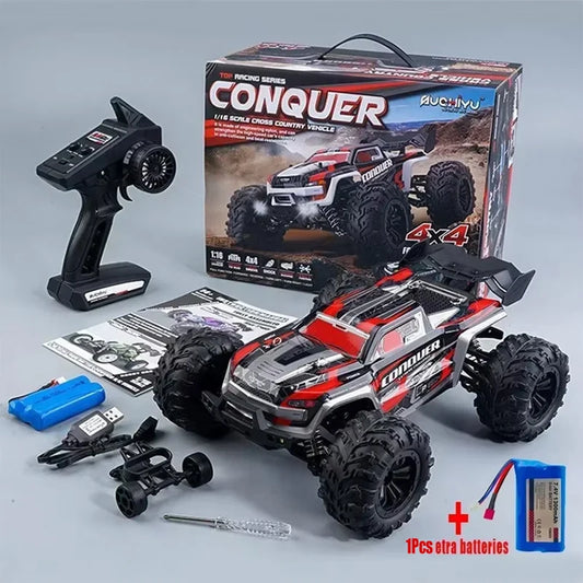 WLtoys 1:16 Scale Large RC Car 50km/h 4WD Off Road