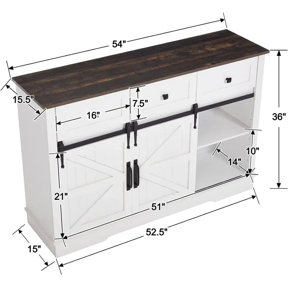 Wine Bar Cabinet With Sliding Doors And Glass Rack