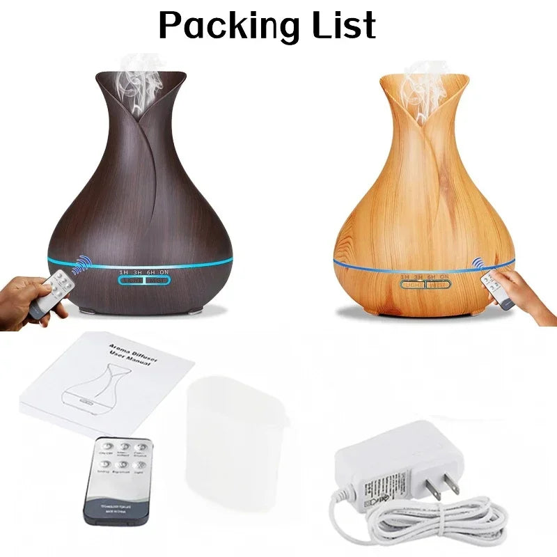 DELIXING Ultrasonic Essential Oil Diffuser Humidifier for Home Office
