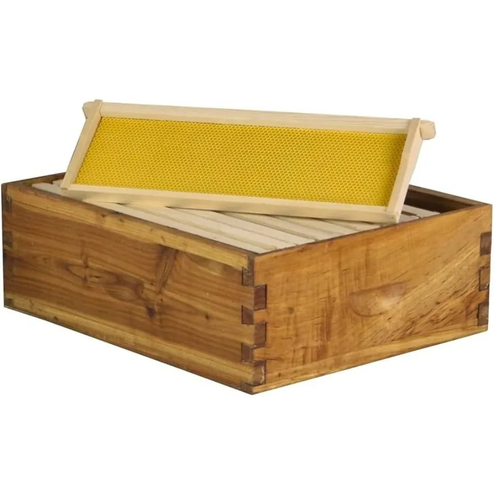 Wax-Coated Beehive Box For Langstroth Hives Durable And Bee-Friendly