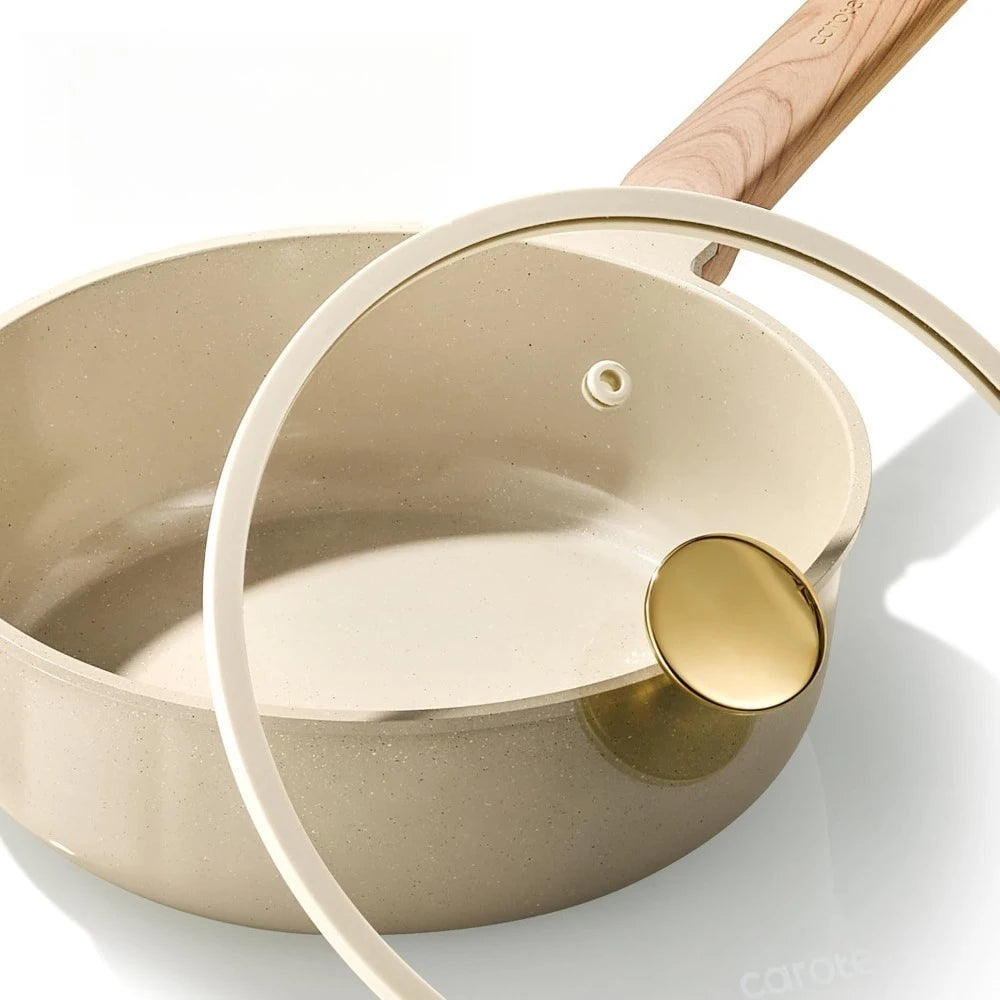 14 Piece Nonstick Ceramic Cookware Set PFAS PFOA Free