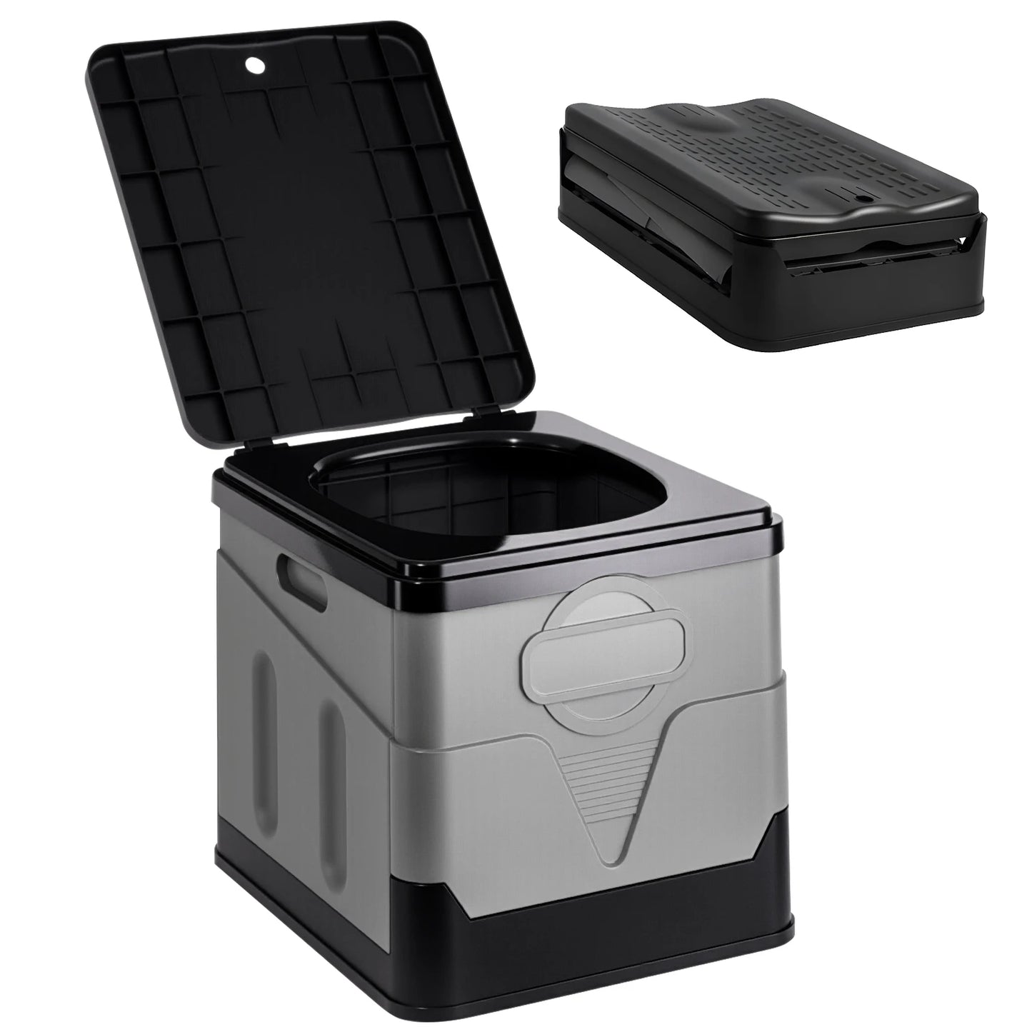 Electric UltraPortable Camping Toilet For Adults With UltraDurable PaperHolderPro