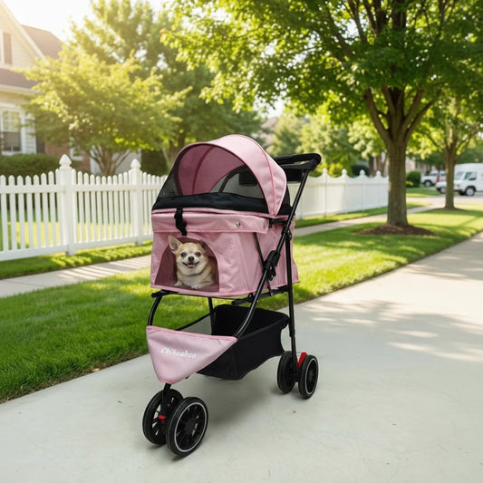 CHIHUAUA Foldable Pet Stroller For Small Dogs And Cats