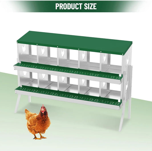 HobbyLane Chicken Nesting Box With Bracket Legs For Coop