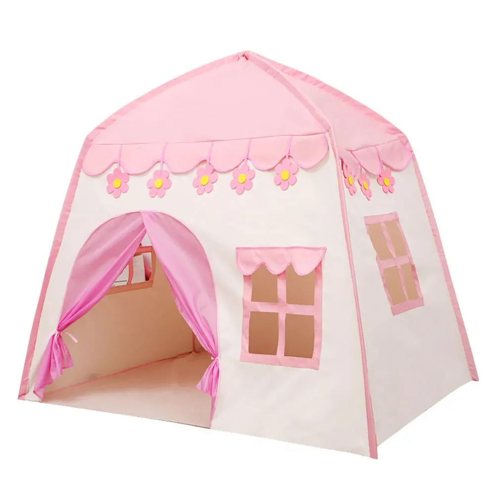 LARZACK Foldable Wigwam Tent for Kids Indoor Playhouse