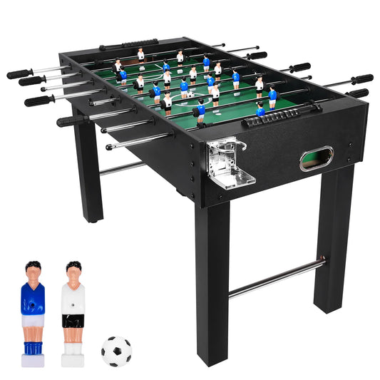 APWIKOGER Foosball Table Wood Soccer Game for Family and Friends