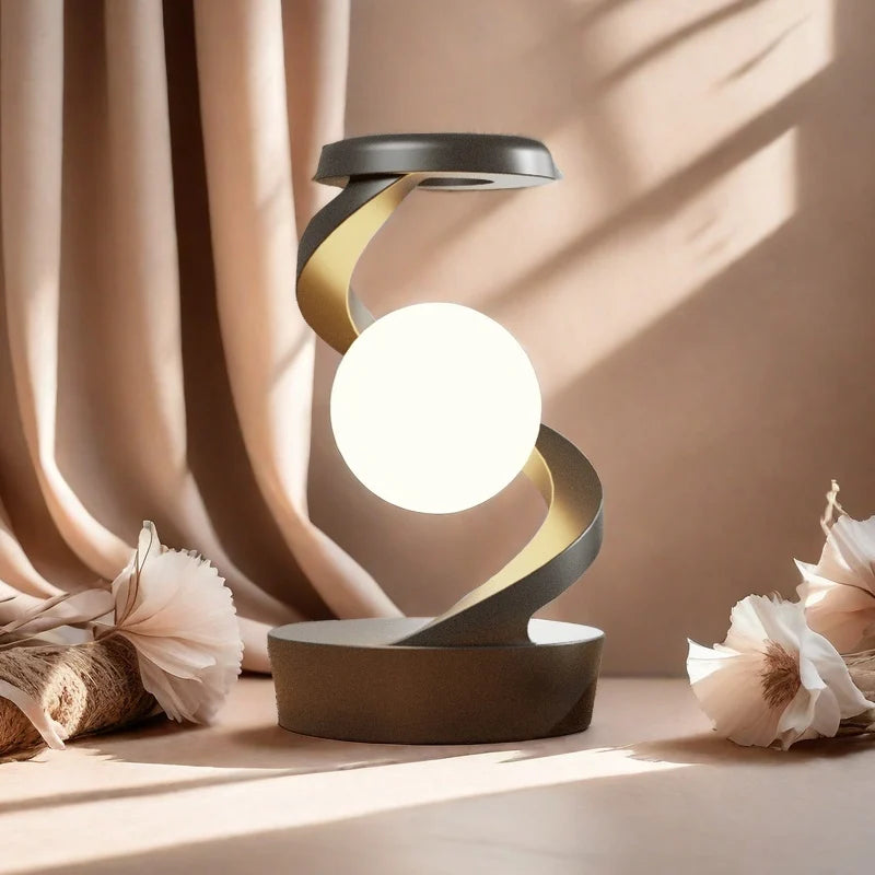 Charging LED Night Lamp With Motion Sensor Floating Bedside Lamp Rechargeable Table Lamp For Modern Home Decor