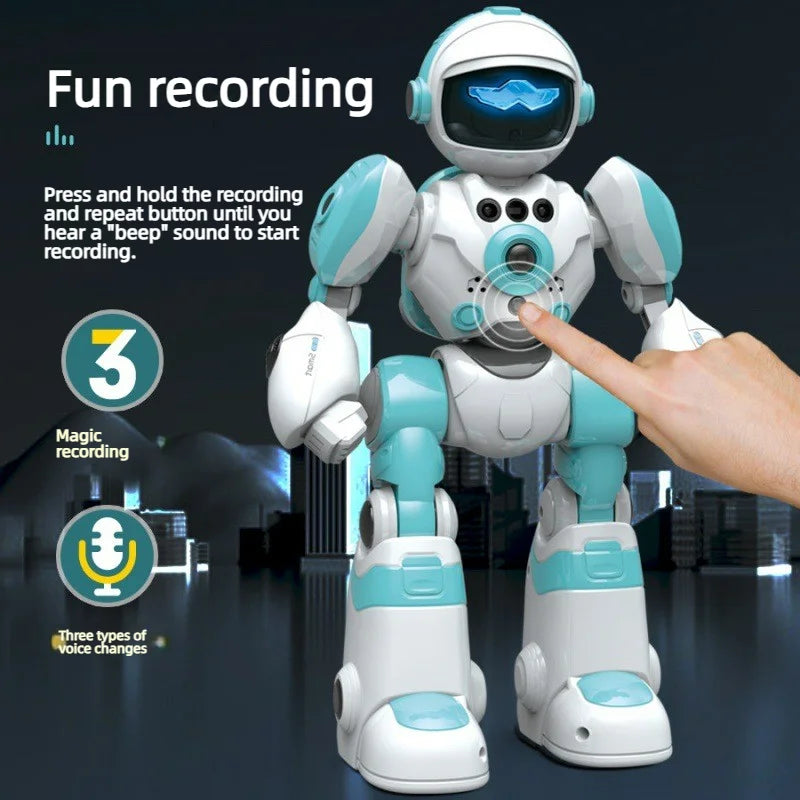 RC Robot With Voice Gesture Control Music Dancing Toy For Kids
