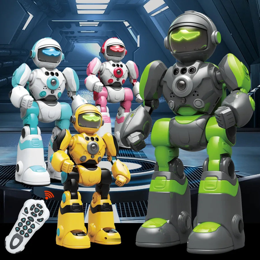RC Robot With Voice Gesture Control Music Dancing Toy For Kids