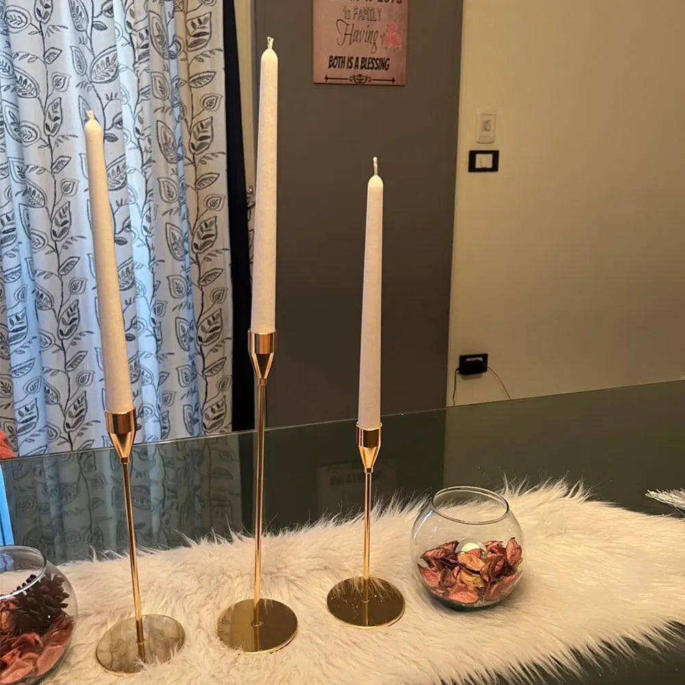 Acrylic Taper Pillar Mold For DIY Candlestick Holder Geometry Design