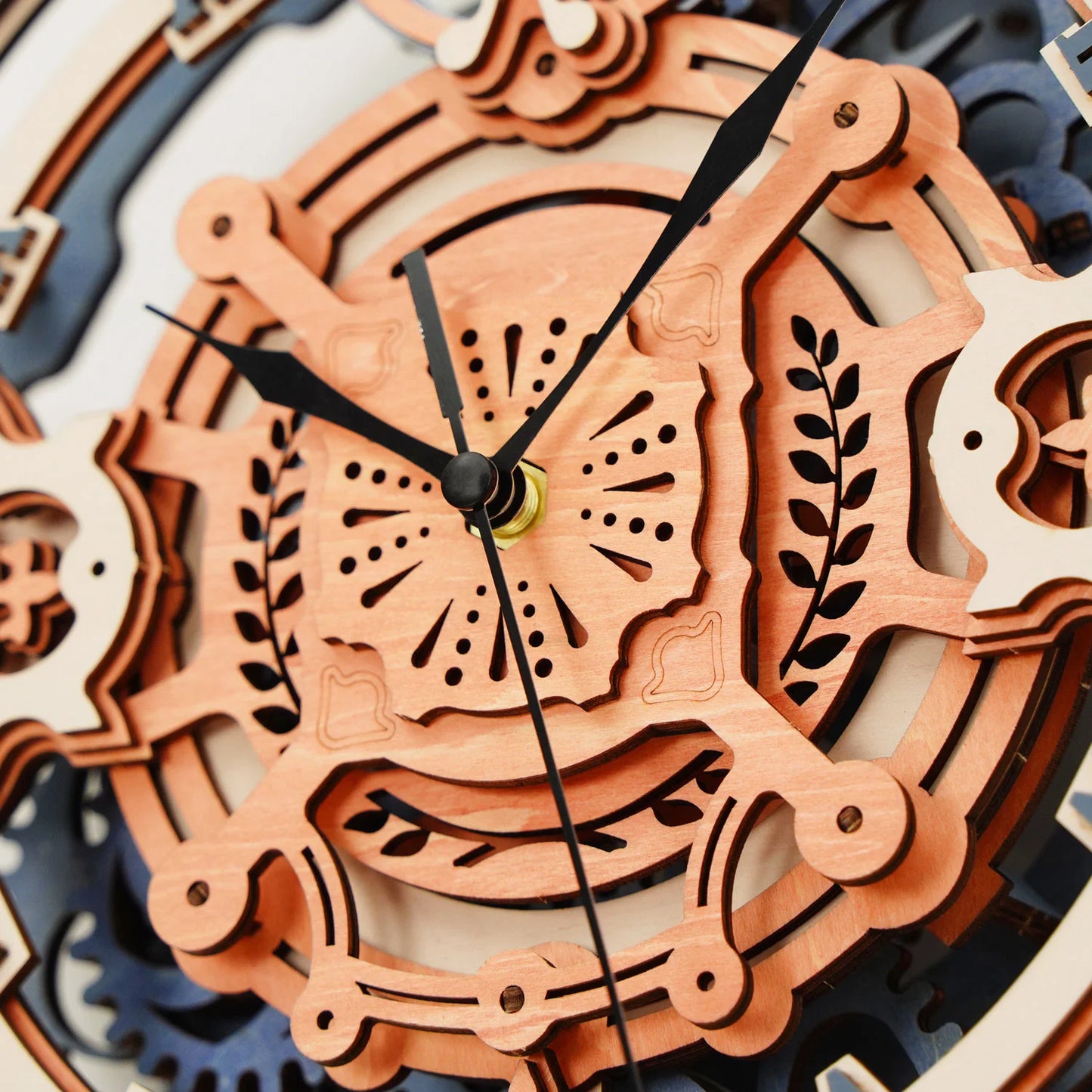 Robotime Rokr Romantic Note 3D Wooden Puzzle Wall Clock