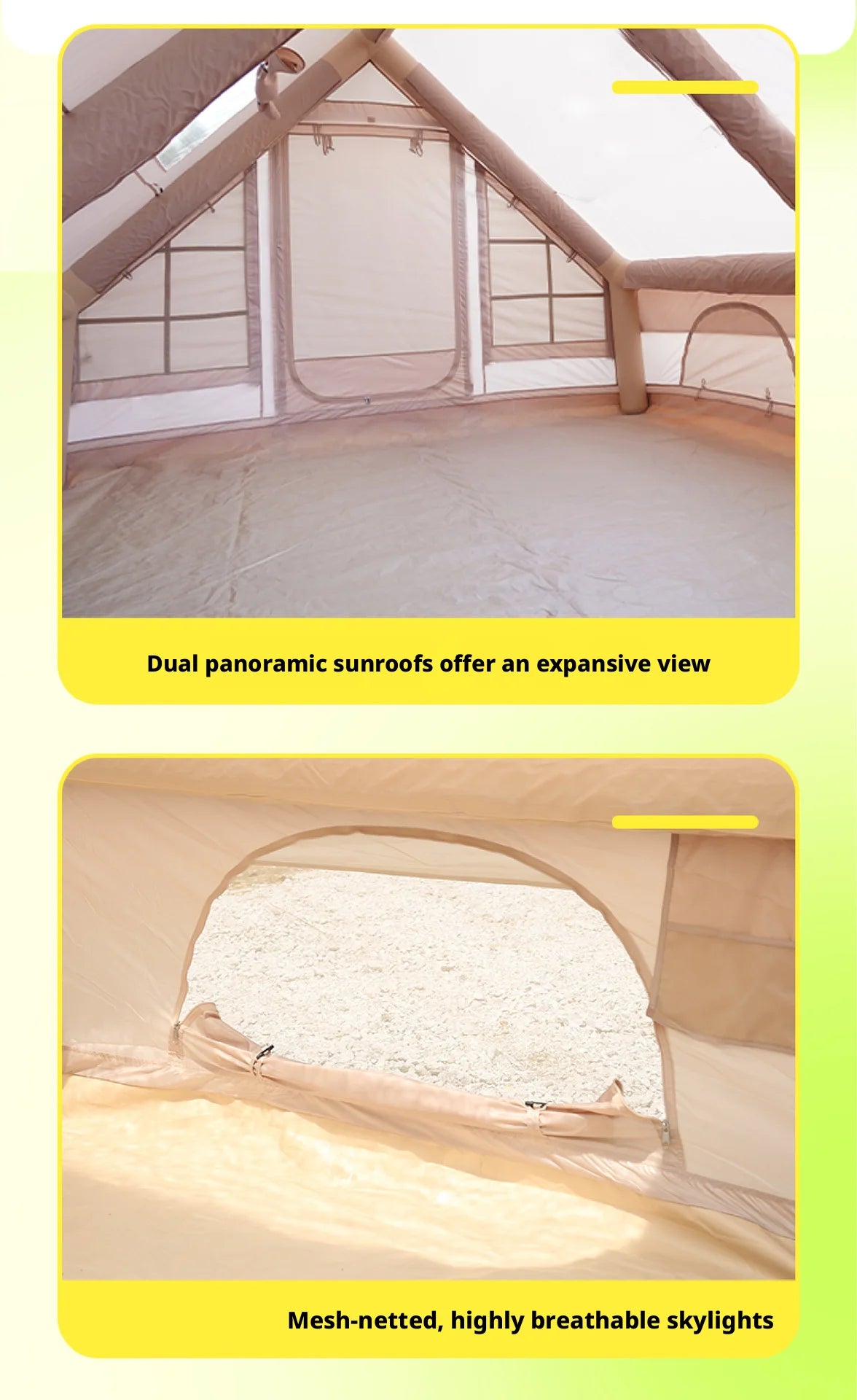 Inflatable Outdoor Camping Tent Fully Automatic Quick Setup Rainproof