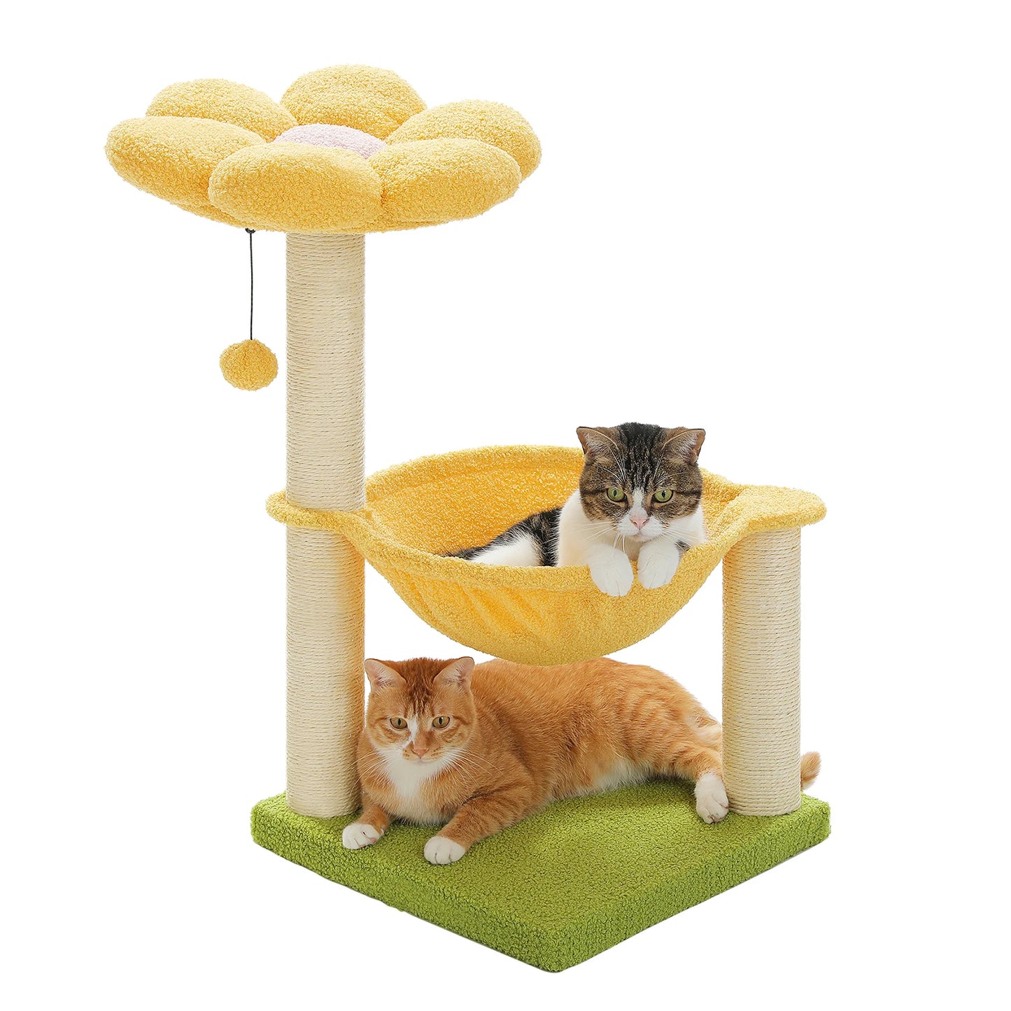 PAWZ Road Flower Cat Tree With Sisal Scratching Post Hammock