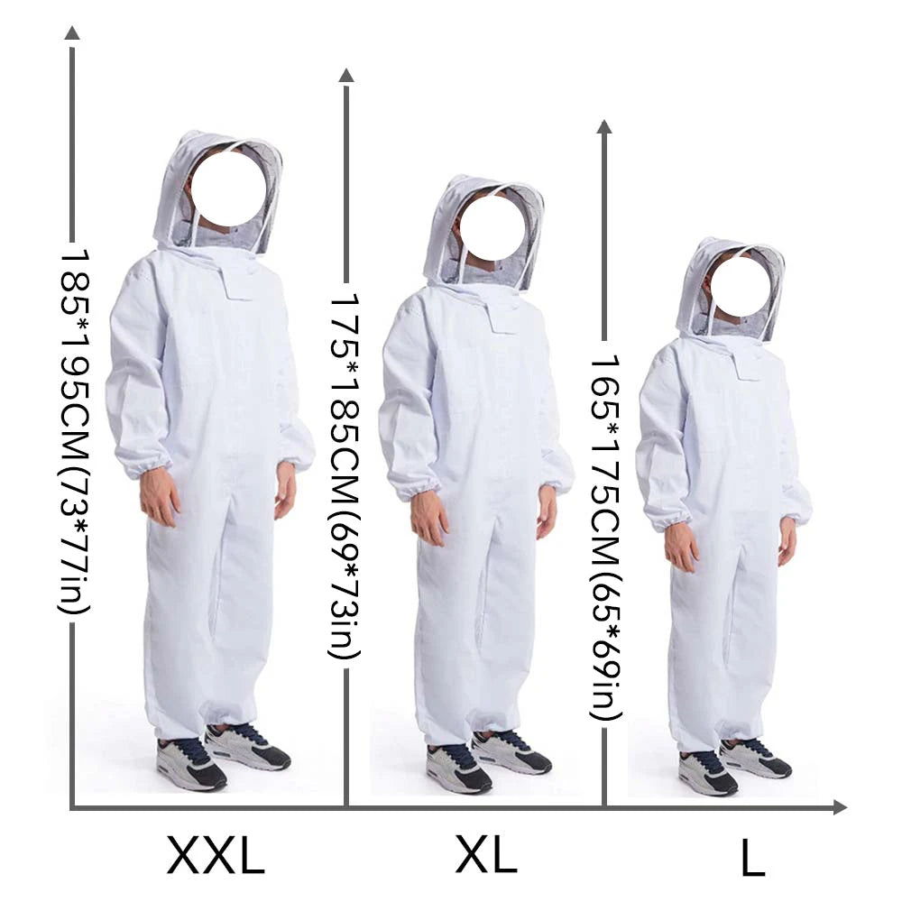 HKAFEICN Beekeeping Suit With Veil For Unisex And Children