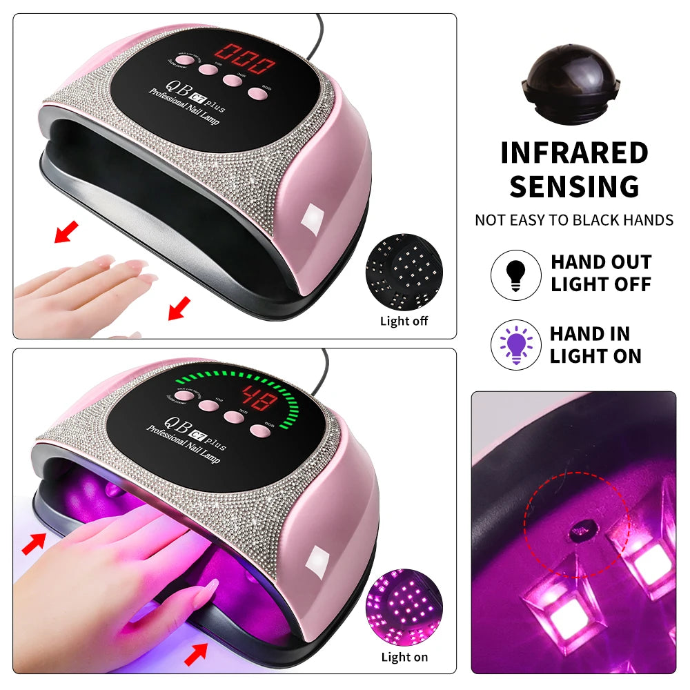 Commodity UV LED Nail Lamp 57 LEDs Quick Curing Light