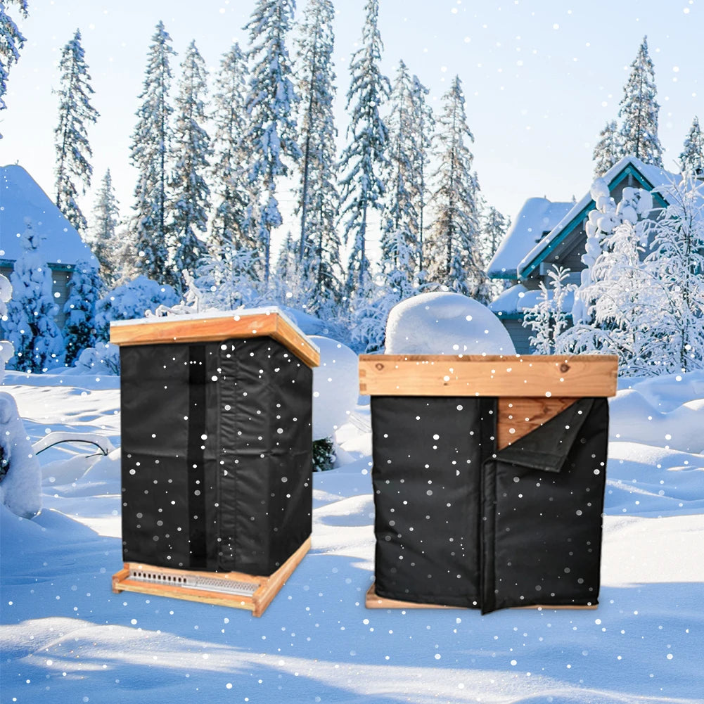 75.2 X 23.5 Inches 600D Oxford Winter Bee Hive Wrap Adjustable Beehive Wrap Bee Hive Insulation Wrap Beekeeping Supplies
