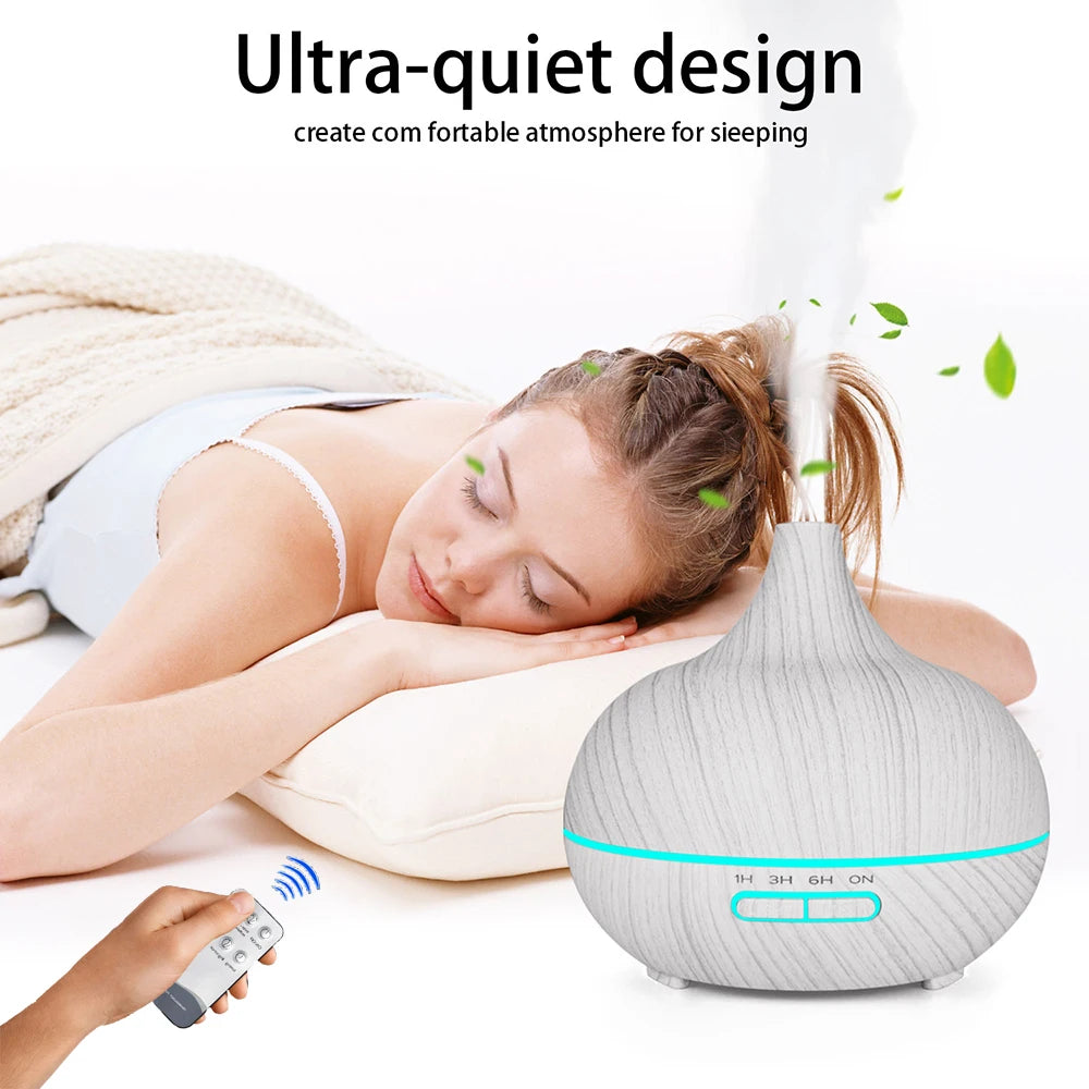 Thankshare Aroma Essential Oil Diffuser Ultrasonic Humidifier Remote Control