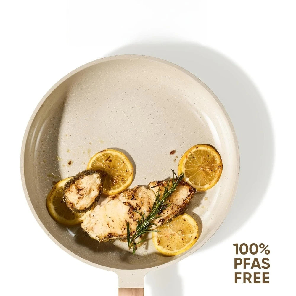 14 Piece Nonstick Ceramic Cookware Set PFAS PFOA Free