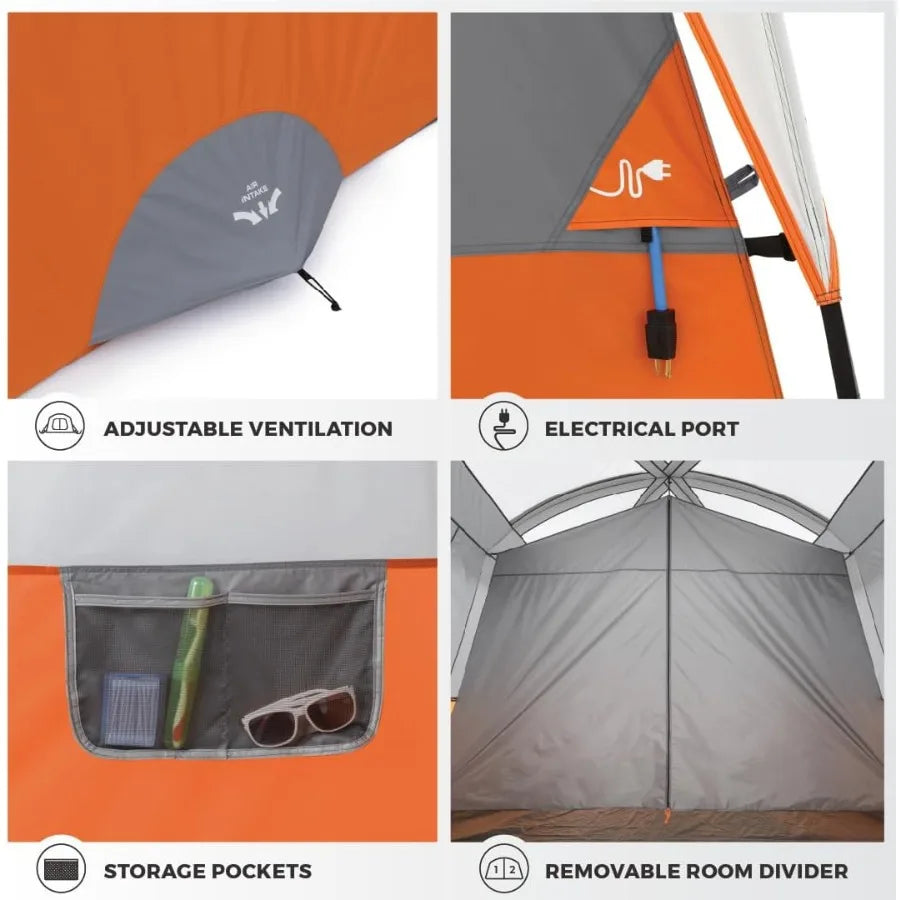 All-Season Family Cabin Tent For Outdoor Camping Adventures