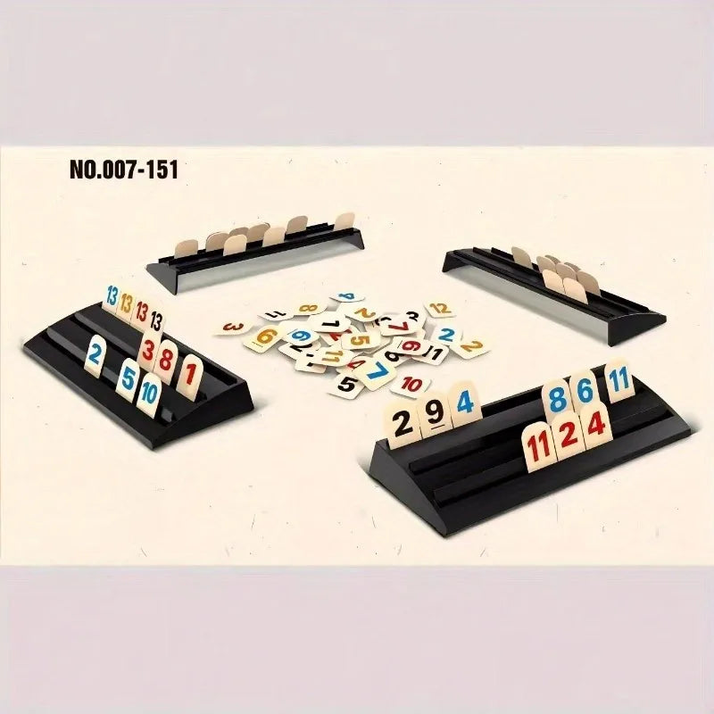 Classic Rummy Tile Board Game For 2-4 Players Family Fun