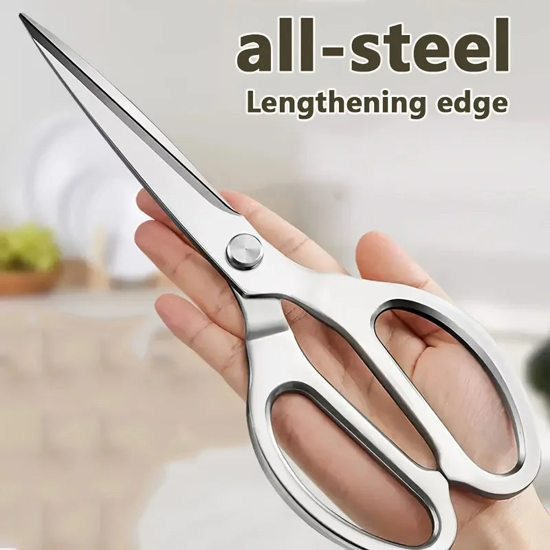 Stainless Steel Kitchen Scissors Multifunctional Household Shears For Meat