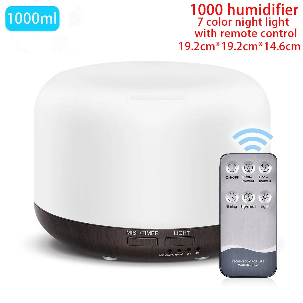 THANKSHARE Aroma Essential Oil Diffuser Ultrasonic Humidifier