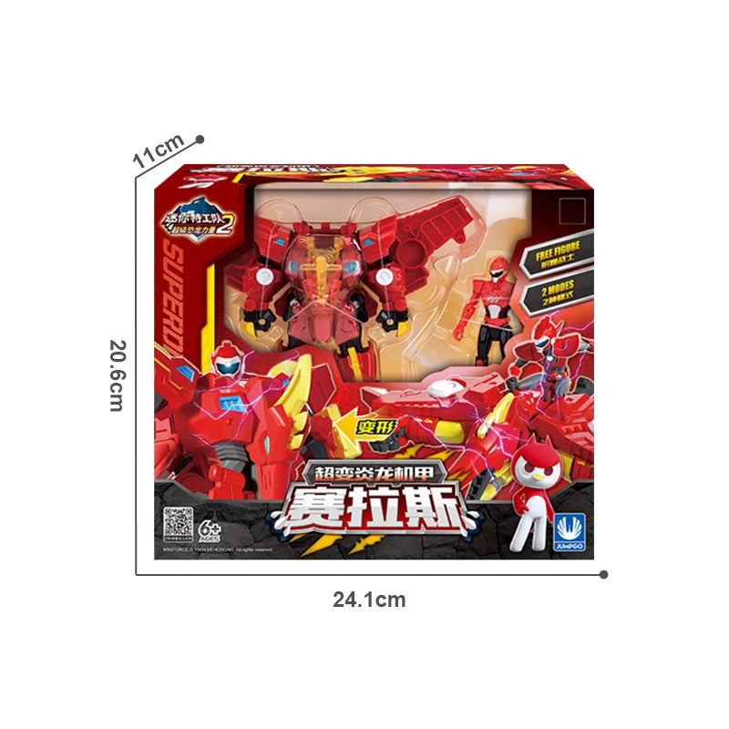 SYANDZ Mini Force 2 Super Dino Power Transformation Robot Toy
