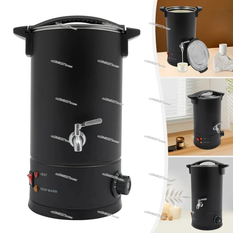 Professional Wax Melting Furnace 8/10/12/15L for Candle Making Repair Large Capacity Easy to Use & Clean