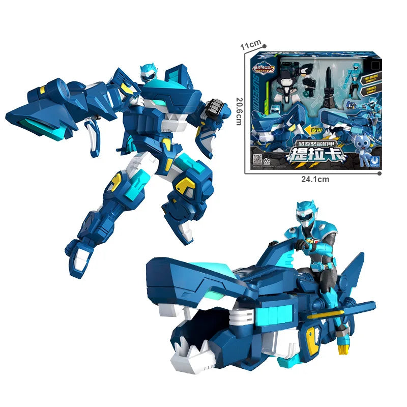SYANDZ Mini Force 2 Super Dino Power Transformation Robot Toy
