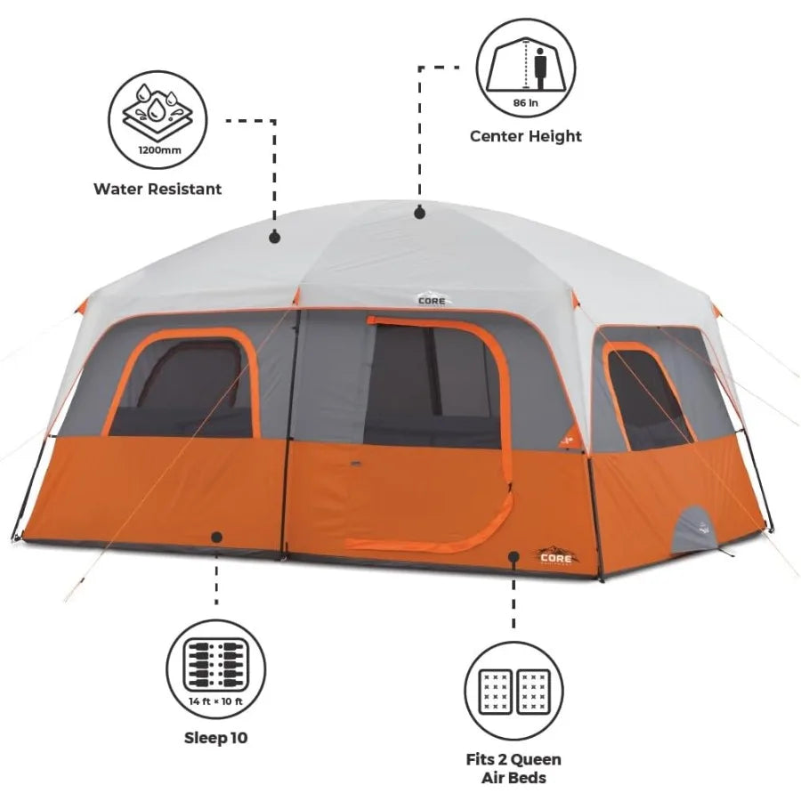 All-Season Family Cabin Tent For Outdoor Camping Adventures