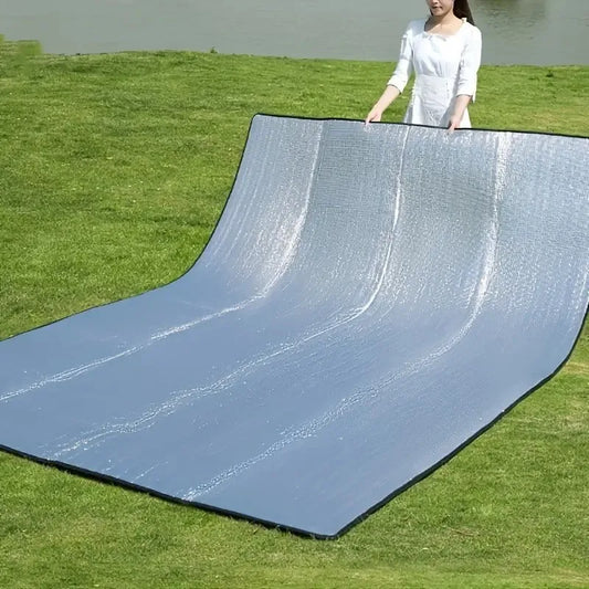 Waterproof Camping Mat Foam Foil Blanket Foldable Tent Sheet Sleeping Pad Beach Picnic Blanket Outdoor Moisture-proof Pad