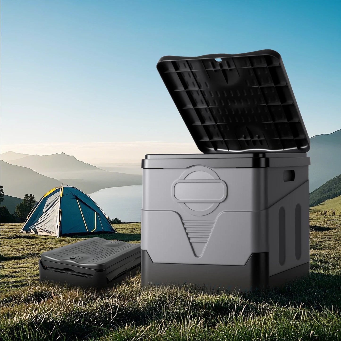 Electric UltraPortable Camping Toilet For Adults With UltraDurable PaperHolderPro
