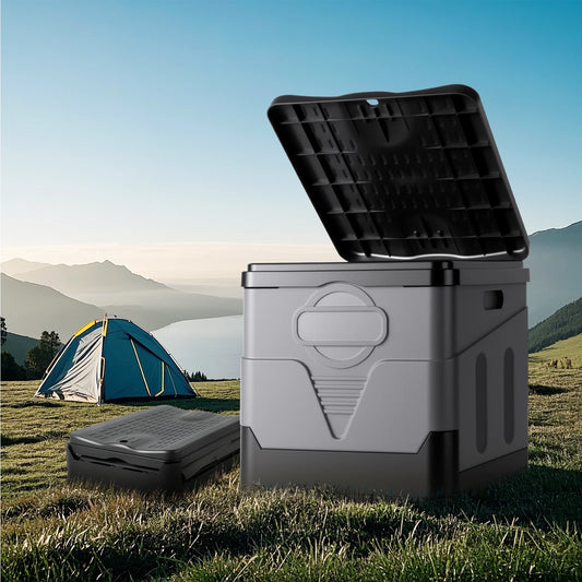 Electric UltraPortable Camping Toilet For Adults With UltraDurable PaperHolderPro