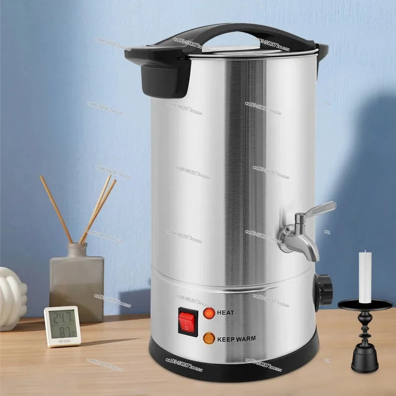 Professional Wax Melting Furnace 8/10/12/15L for Candle Making Repair Large Capacity Easy to Use & Clean