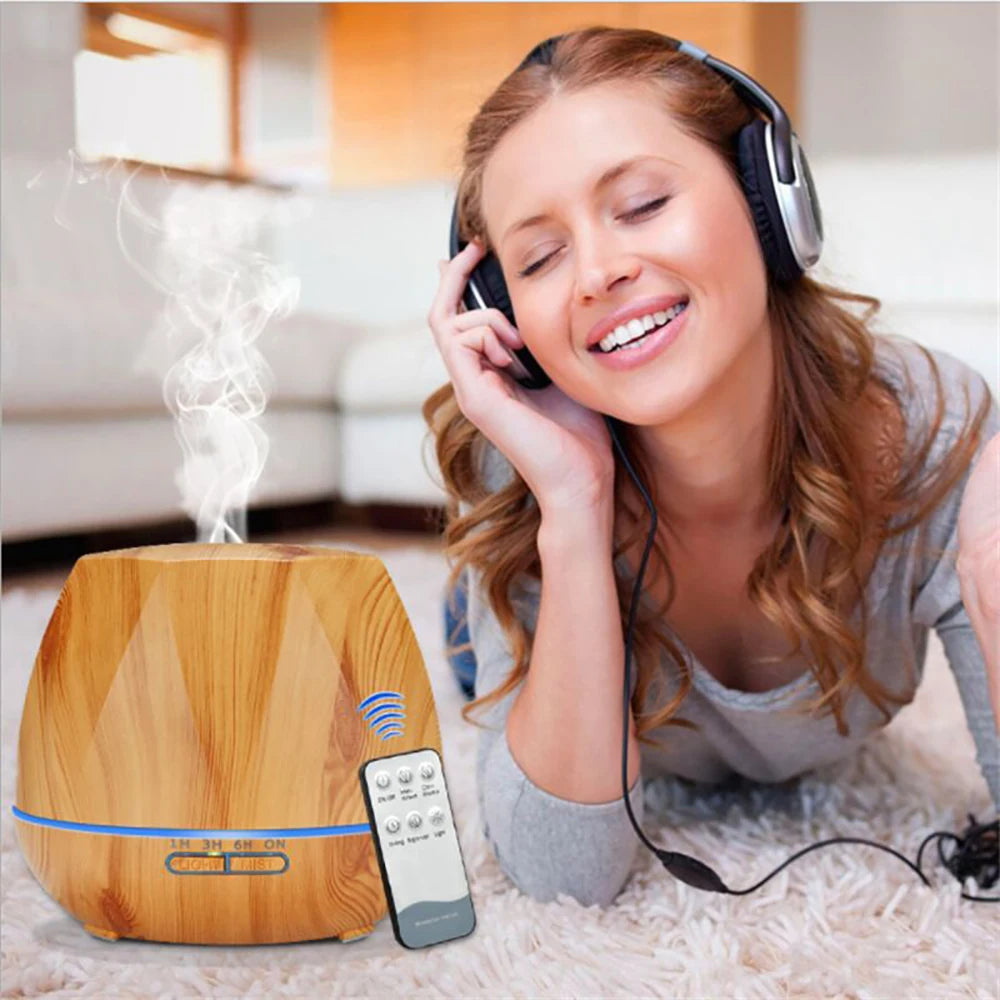 Thankshare Aroma Essential Oil Diffuser Ultrasonic Humidifier Remote Control