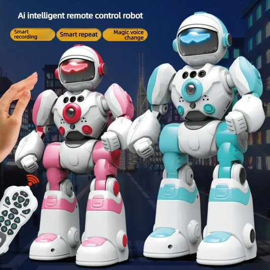 RC Robot With Voice Gesture Control Music Dancing Toy For Kids