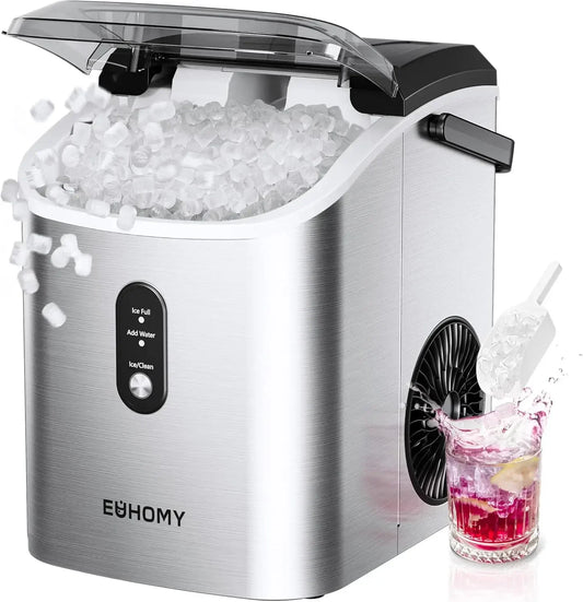 Nugget Ice Maker Countertop With Handle Portable