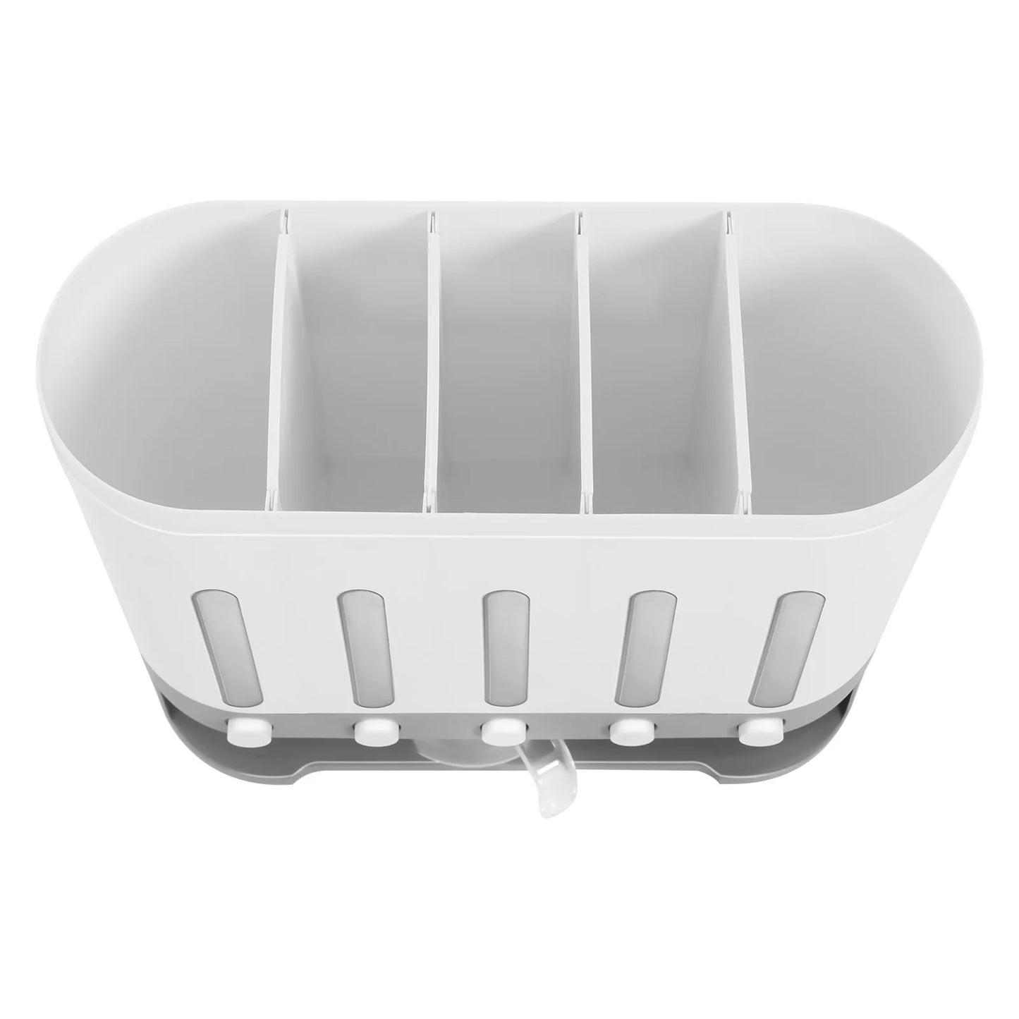 Bymaocar 5 Grid Wall Mounted Cereal and Dry Food Dispenser with Measuring Cup For An Organized Pantry