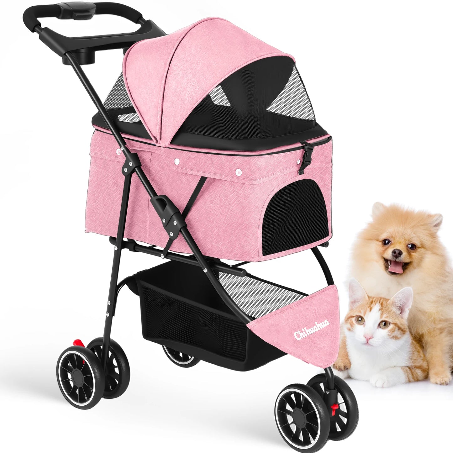 CHIHUAUA Foldable Pet Stroller For Small Dogs And Cats