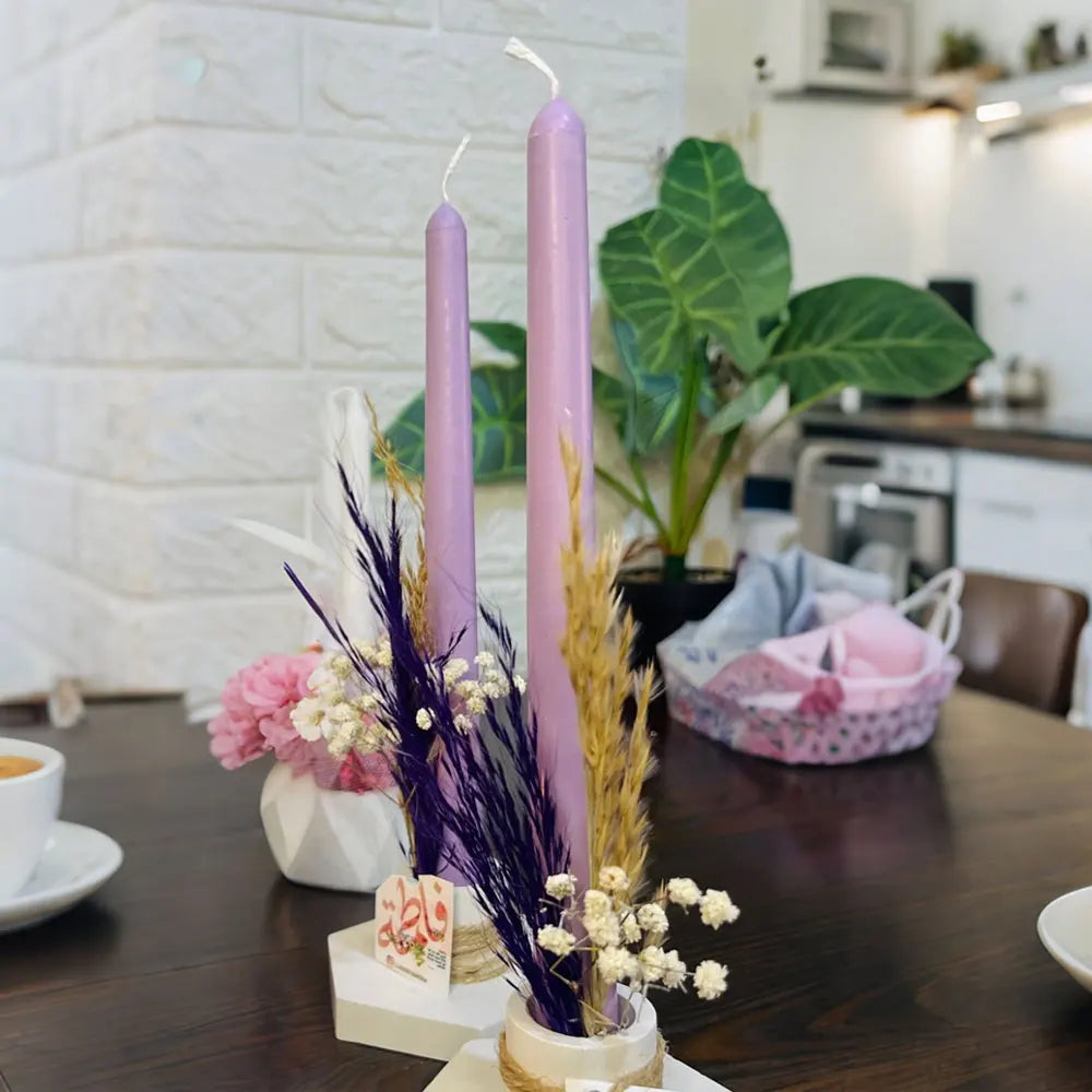 Acrylic Taper Pillar Mold For DIY Candlestick Holder Geometry Design