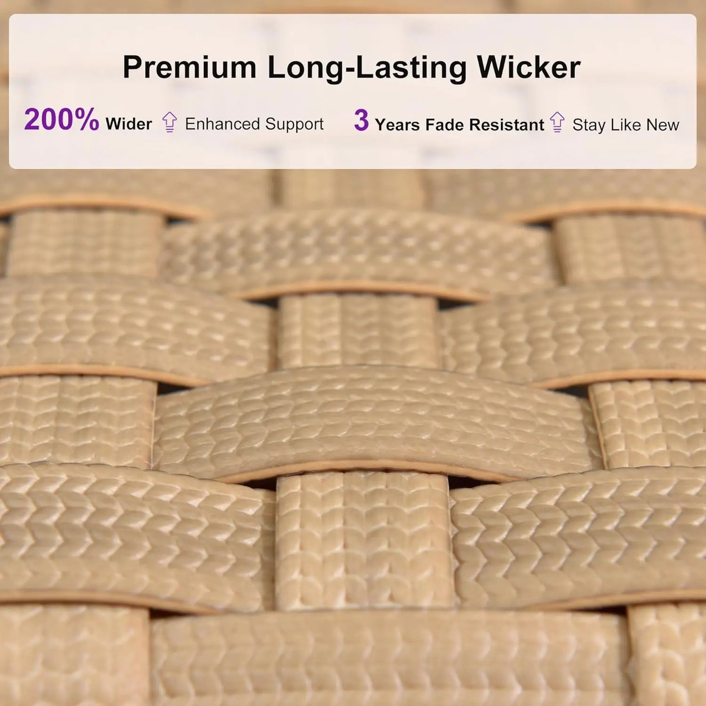 Patio Chaise Lounge Chair Outdoor Wicker Sunbathing