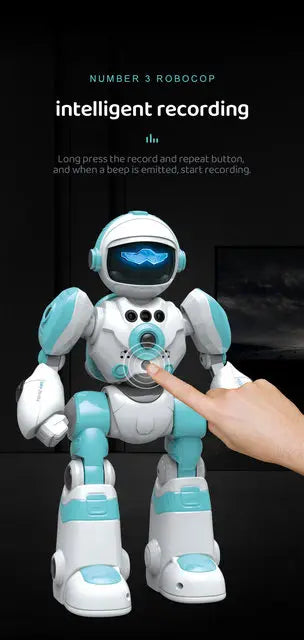 RC Robot With Voice Gesture Control Music Dancing Toy For Kids